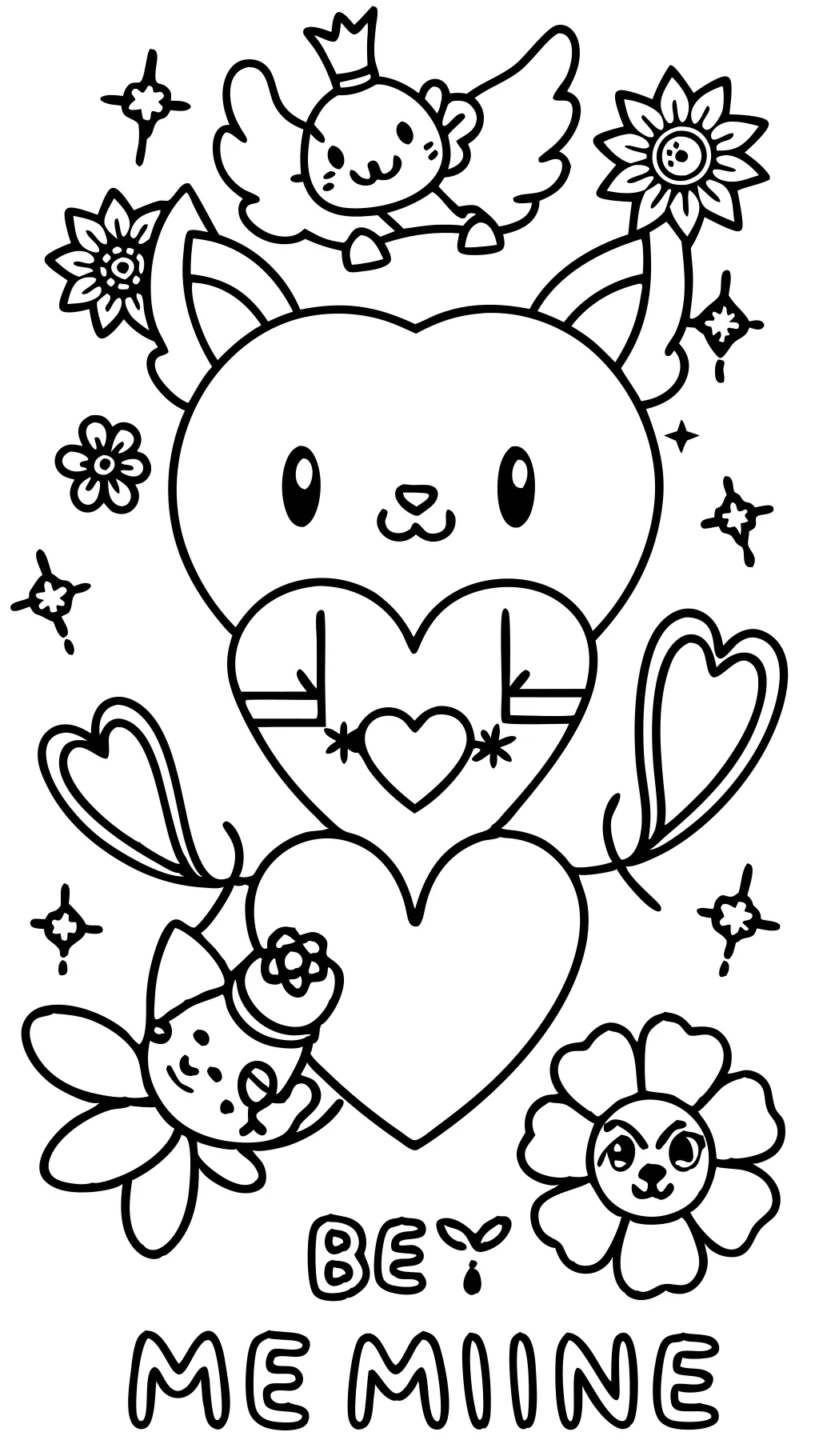 coloriages de la Saint-Valentin imprimables